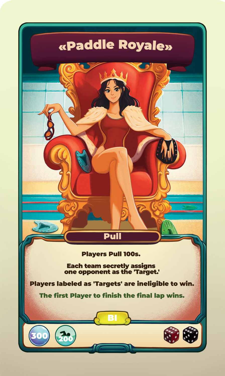 Paddle Royale challenge card